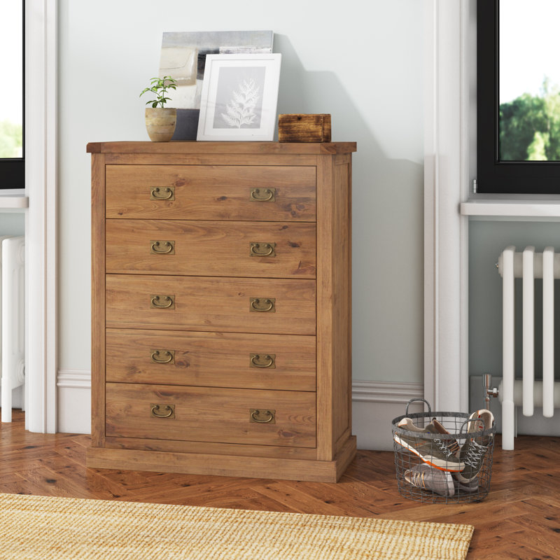 Issa 88cm W 5 - Drawer Chest of Drawers