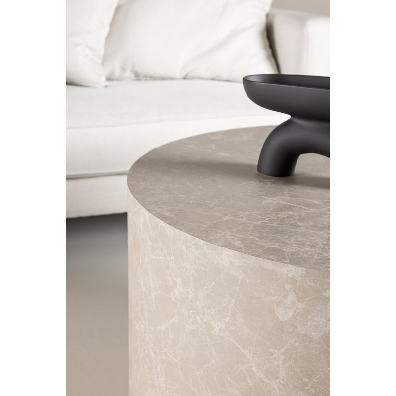 Dakayden Coffee Table, Beige, 45cm H x 80cm L x 80cm W