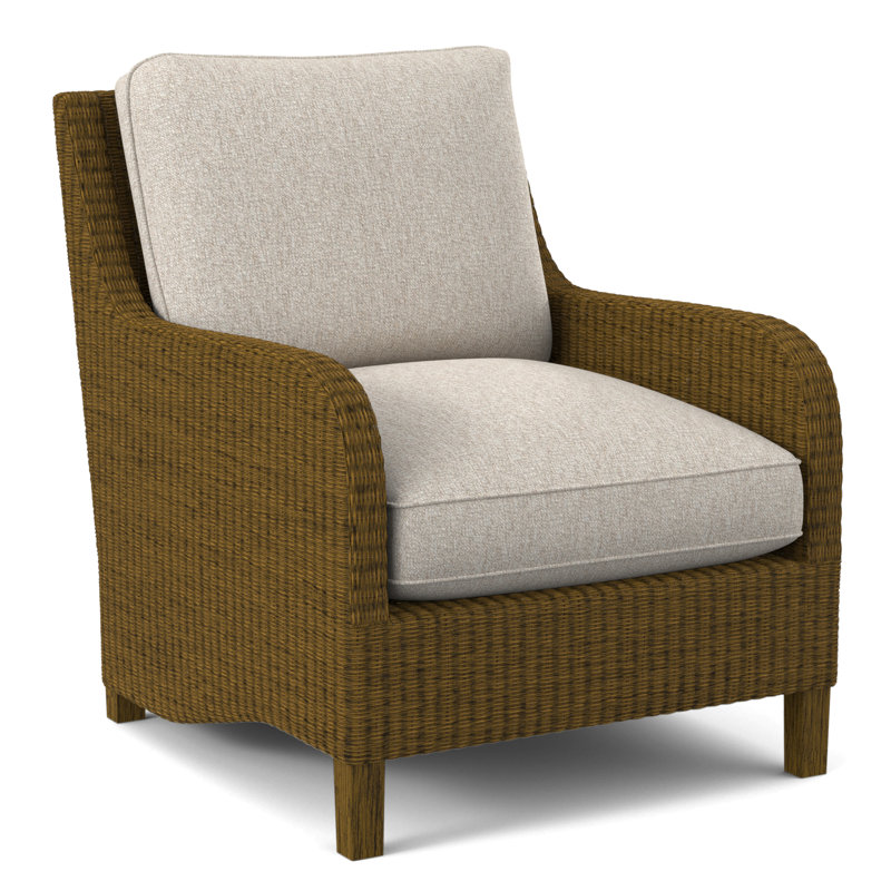 Fauteuil large 29 po Gibraltar, Performance Crypton des neiges; 0884-91, Graine de lin