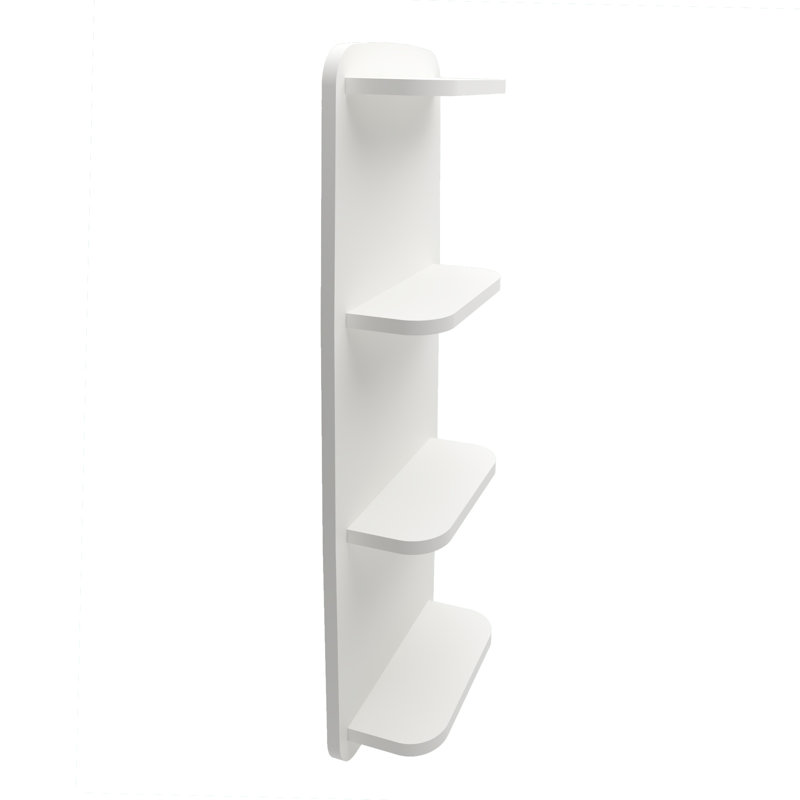 Klose 4 Piece Tiered Shelf, Alpine White
