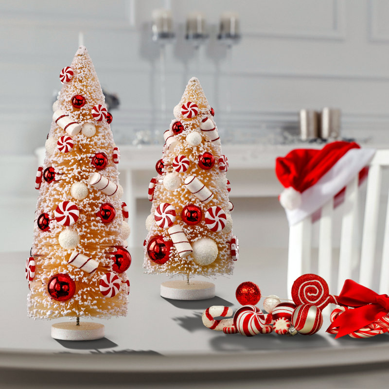 12-16" Sugar Spice Candy Tree Set of 2