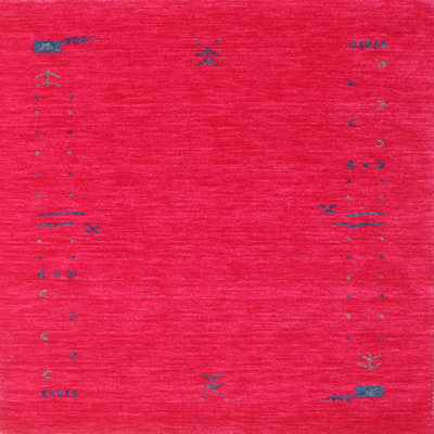 Tapis de zone rose contemporaine