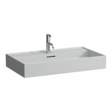 Countertop Washbasin, Ground Bottom, 4.75"H x 13.38"W x 17.69"D