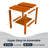 Adirondack Outdoor Side Table, All Weather Use Double Layer Patio Side Table, HIPS Rectangular End Table-114792275