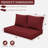 3-Piece Outdoor 5" Replacement Cushion Set Seat/Back Cushion，Only cushions-1072927080