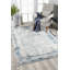 Ensemble de tapis abstrait crème / bleu-2100140490