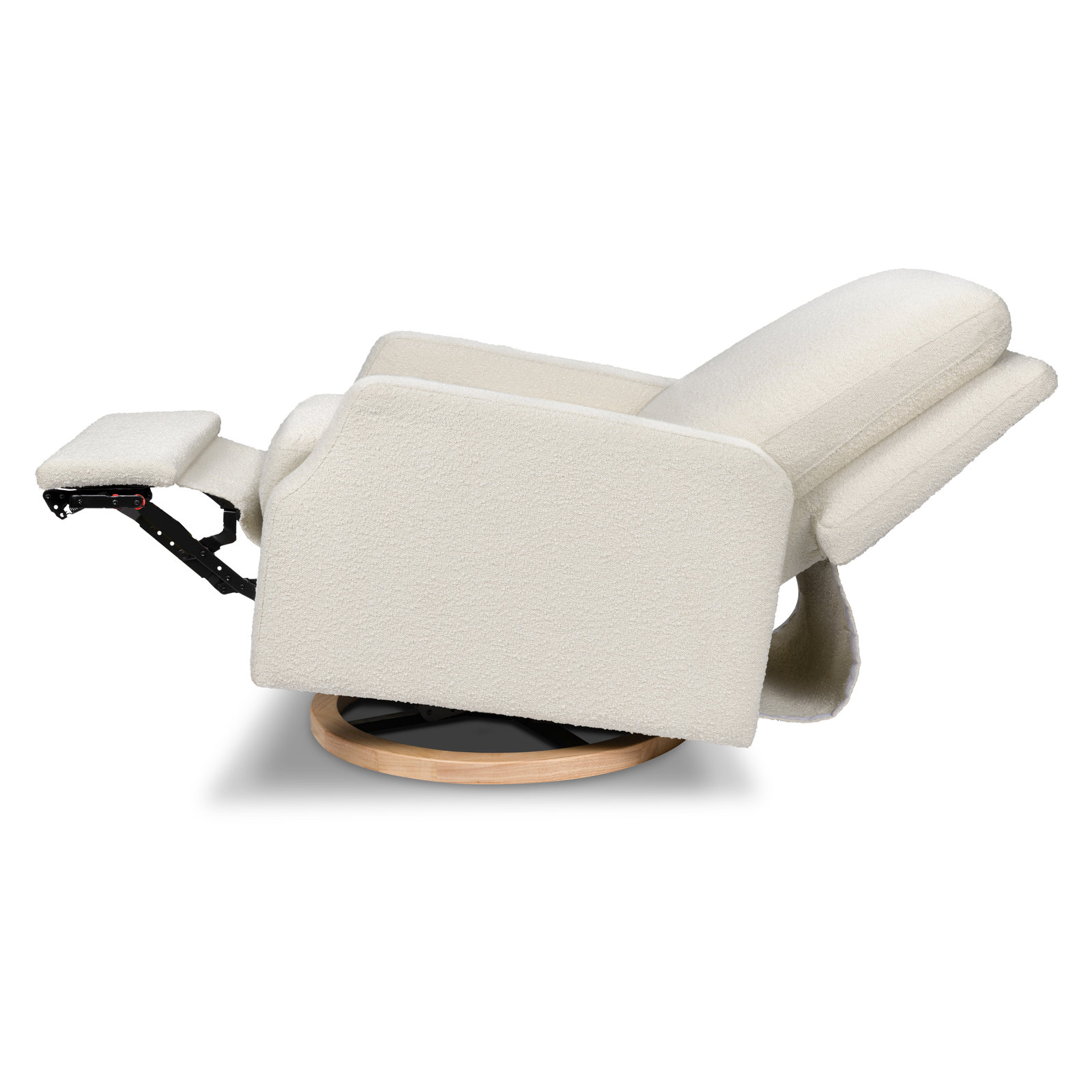 Crewe Swivel Glider, Beige Boucle