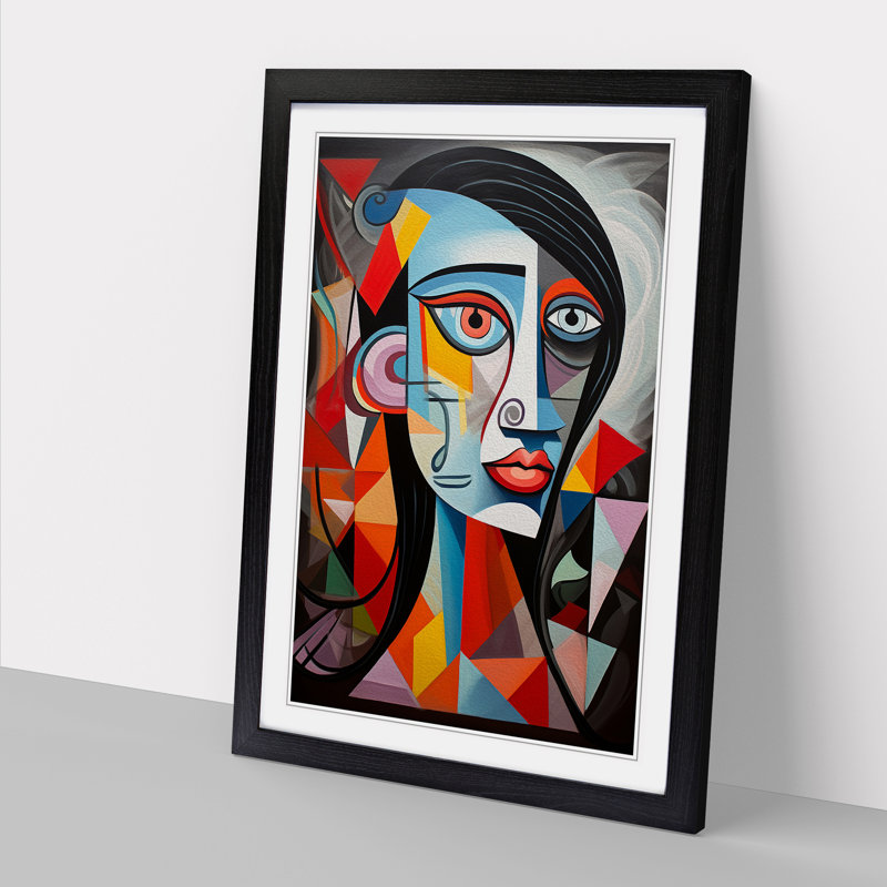 Pablo Picasso Contemporary - Framed Print, Black Framed, 64cm H x 46cm W x 2cm D