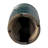 Stoneware Ceramic Decorative Jar with Scalloped Motif and Removable Lid Glam Style Highlighted by Metallic Accents and Gloss Glaze for Display and Storage in Interior Design Arrangements-86741838-92624060