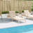 Sun Lounger 78.5"X24.4"X21.7" Solid Wood Pine-150560354