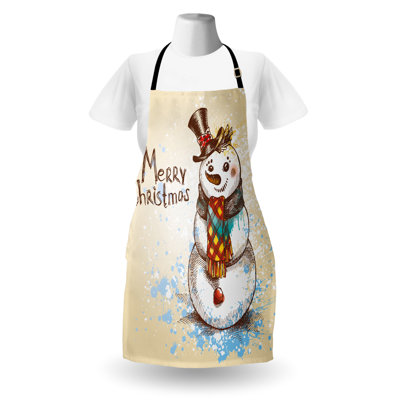No Pattern Bib Apron