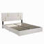 Grand lit plateforme tapissier avec système de rangement hydraulique-1726542327