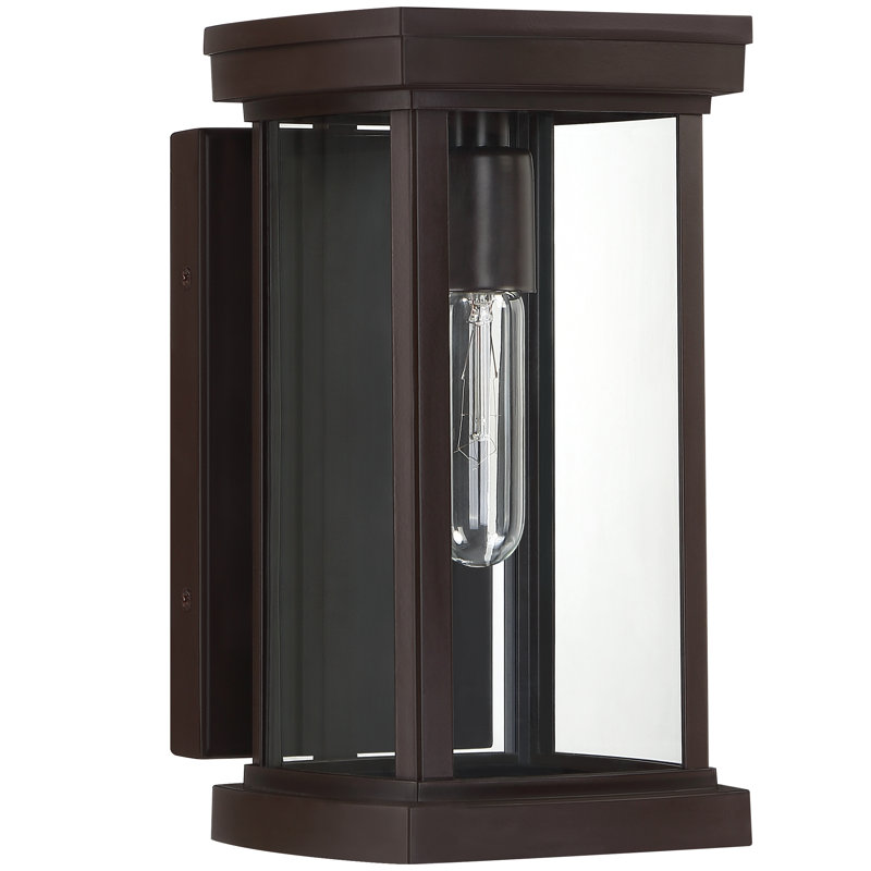 Lanterne murale d'extérieur Western, H 11,5 po x l 6,5 po x P 7,75 po