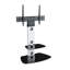 Latitude Run® Fixed Floor Stand Mount with Shelving, Holds up to 88 lbs-428563441-428563440