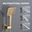 Ensemble de robinet de douche mural avec valve brute-85340317