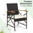 Set Of 2 Patio Wicker Chairs With Soft Zippered Cushion