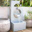 Aurigemma Outdoor Weather Resistant Floor Fountain with Light