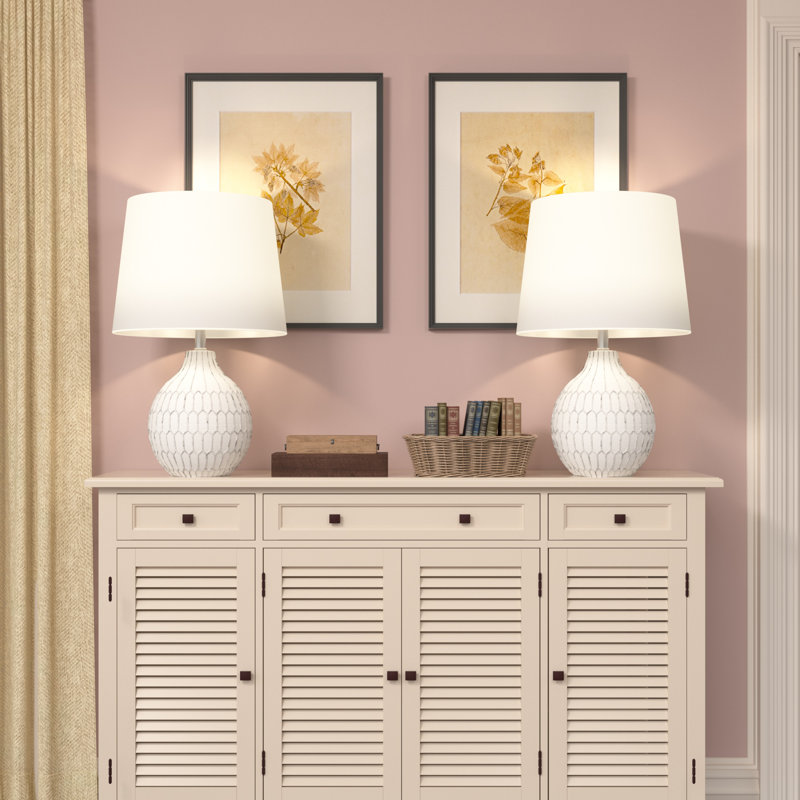 Kathleena 20" Ceramic Table Lamp Set
