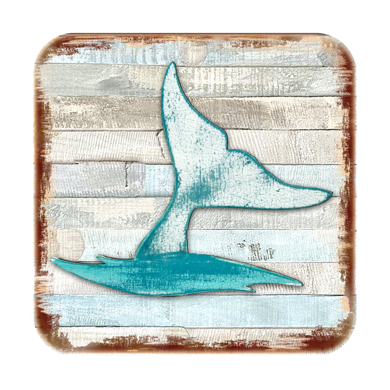 Sous-verre Leigh Woods Shark, Whales Tale