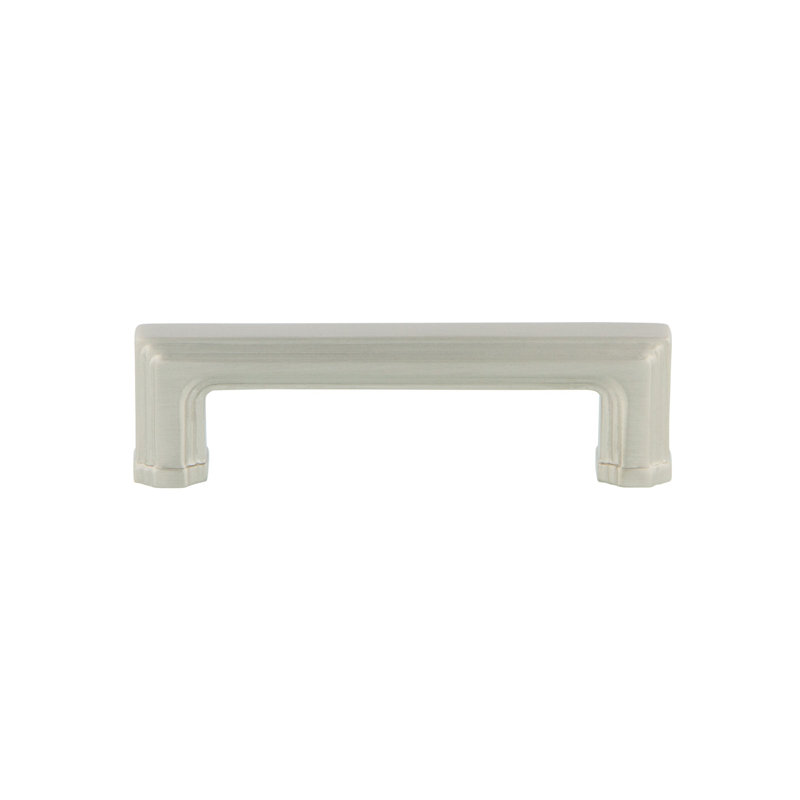 Carré 3" Center to Center Bar Pull, Satin Nickel