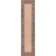 Hermindo High-Low Modern Diamond Border Orange/Ivory Indoor/Outdoor Rug