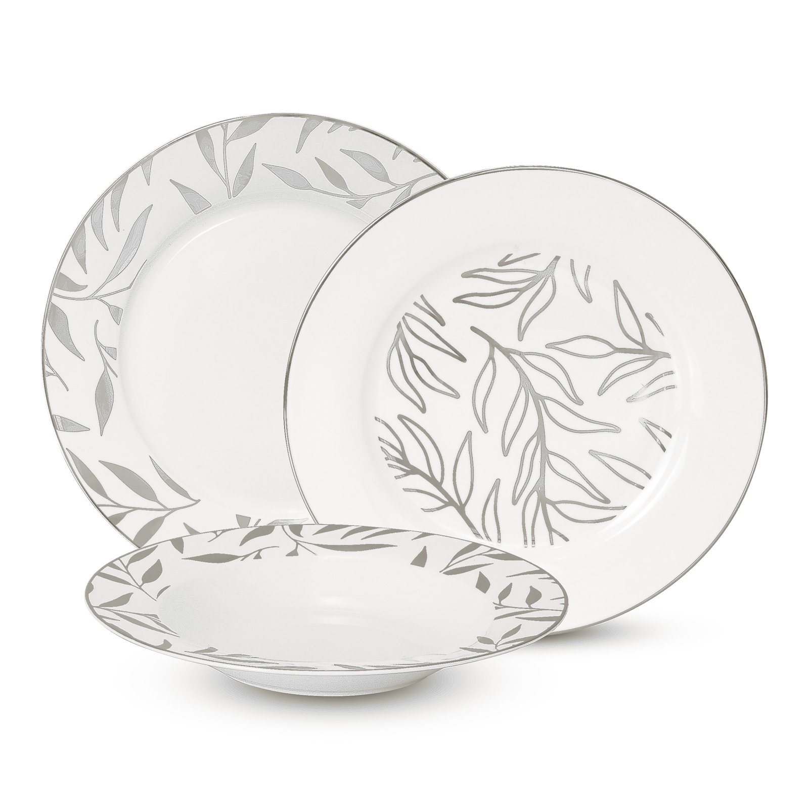 Rosdorf Park Olive Leaves Gold 18 Pc Dinnerware Set, Service For Wayfair