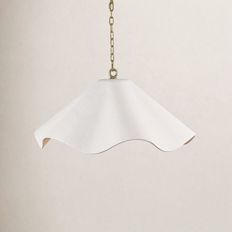 Grand luminaire suspendu Marisol, H 12 po x l 25 po x P 25 po, Trois lumières