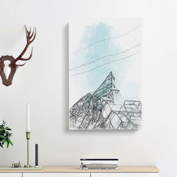 East Urban Home Sketching The Architecture Vol.32 - Wrapped Canvas Art ...