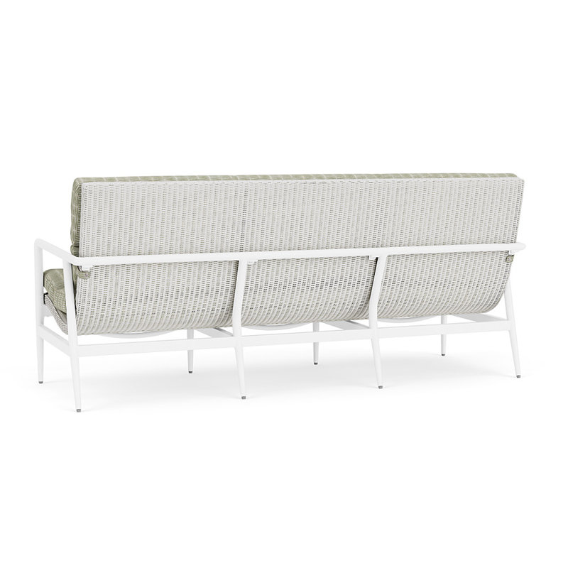 Cascade Outdoor 3 - Seat Patio Sofa, Romulo Laurel, Matte White