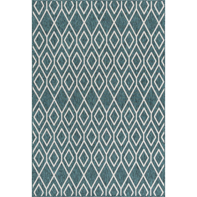 Turks and Caicos Indoor/Outdoor Rug, Rectangle 6'1" x 9'