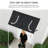 Kozyard Adjustable Door Window Awning – 4-Level Tilt, 82" W × 43 1/2" Sloped Panel, Adjustable Projection 31"–42", Aluminum Frame & Metal Canopy, All-Weather Rain, Snow & UV Protection (Dark Gray)-121692494-126287882
