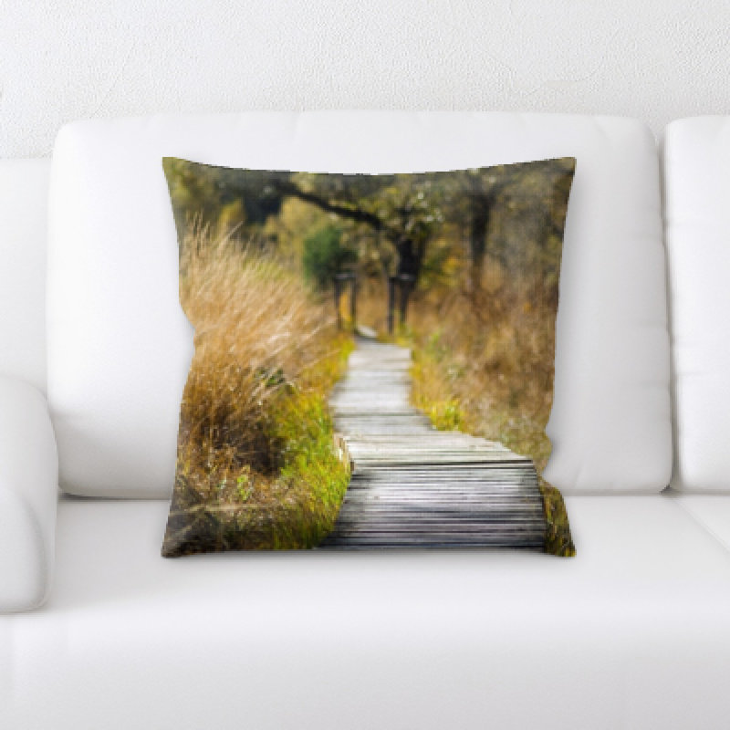 Archibald Microsuede Reversible Throw Pillow