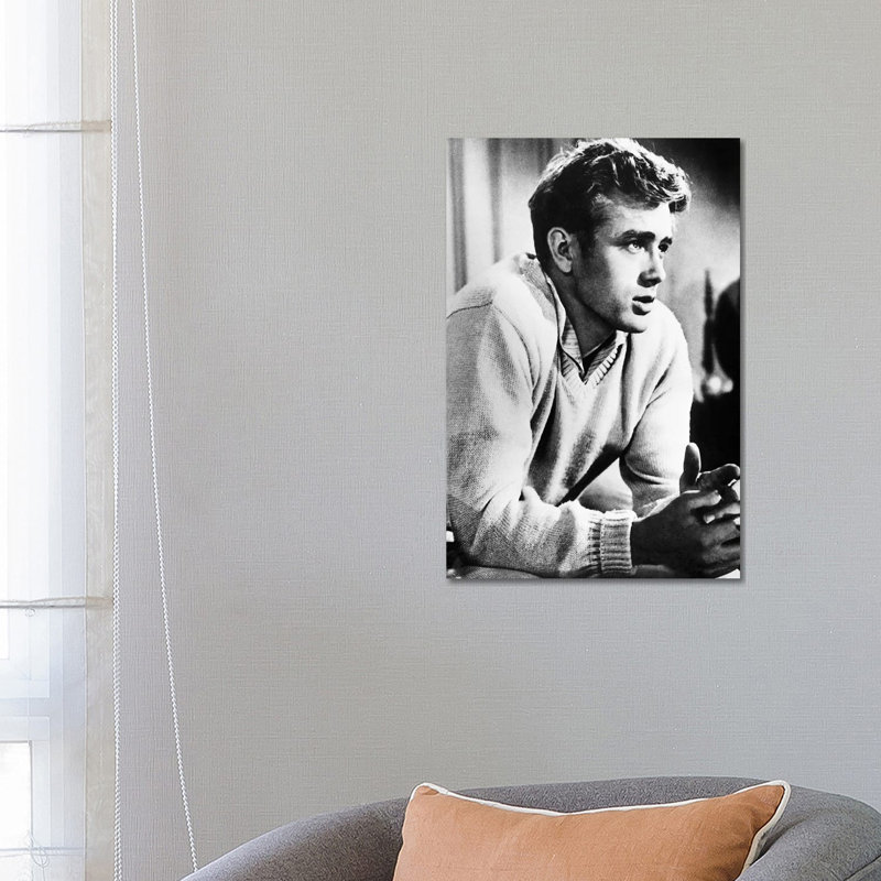 James Dean (1931-1955) - Wrapped Canvas Print, 66.04 cm H x 45.72 cm W x 1.91 cm D