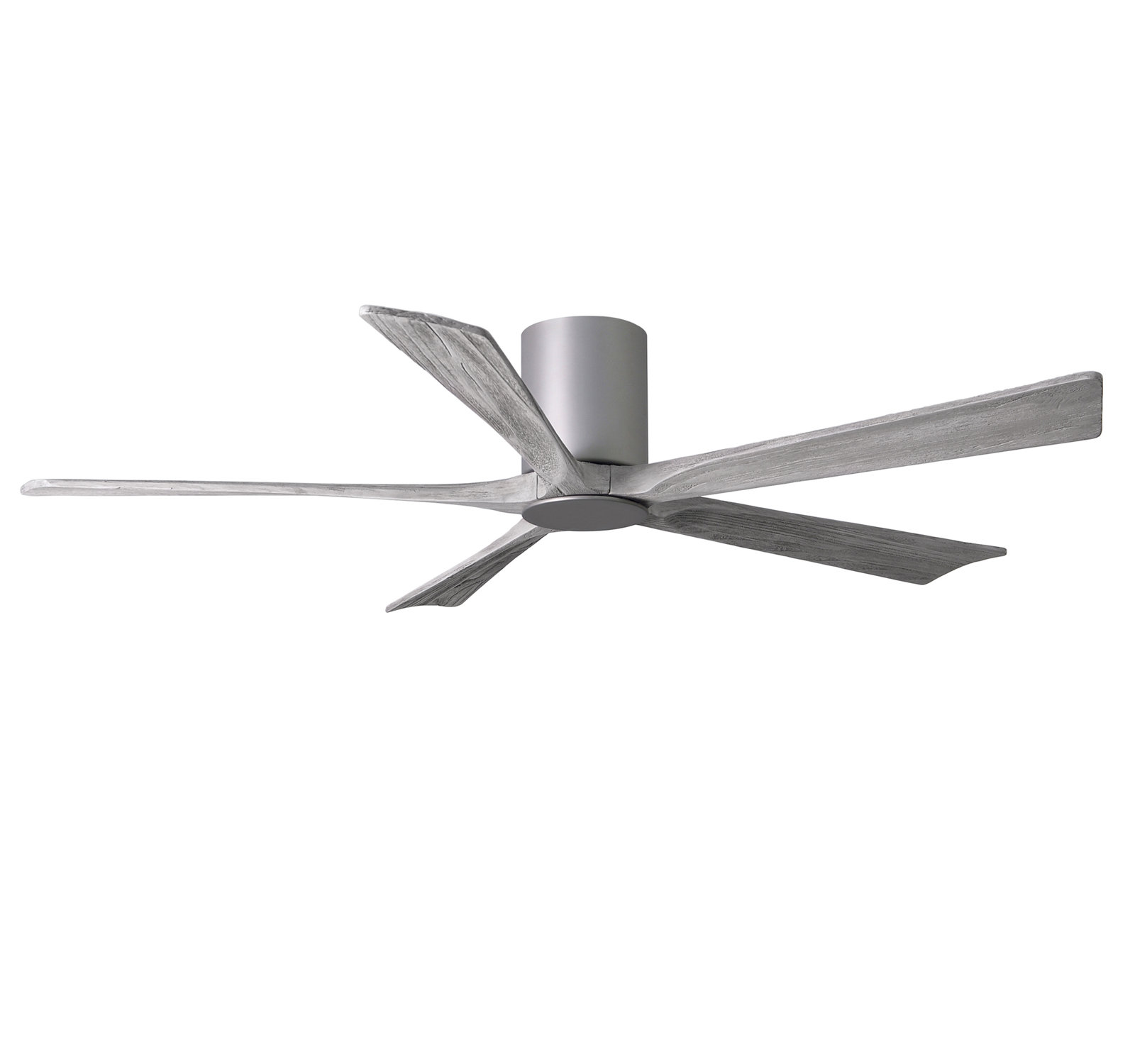 Irene Ceiling Fan with LED Light Kit, Brushed Nickel, Barn Wood Tone, 60"