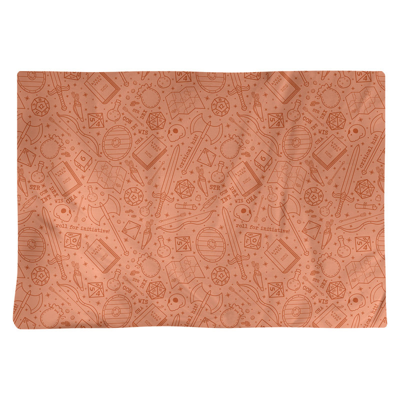 Napperon en coton 18 po Classic RPG, Orange