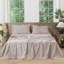 Ensemble de draps 100% coton lavé MooMee-119224432-119224426