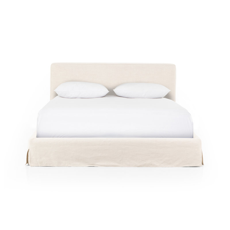 Aidan Upholstered Bed, Brussels Natural, Queen