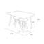 Addington Kids 3 Piece Writing Table and Stool Set-373889658