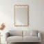 Miroir décoratif rectangulaire en bois massif de 20 po x 30 po couleur bois naturel naturel pour chambre à coucher, salle de bain, salon et entrée-130142746