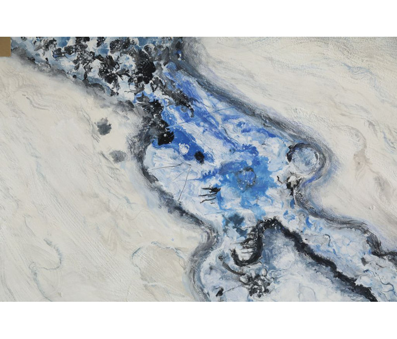 "Aetheris", peinture à l'huile sur toile sans cadre 31 "x 47"