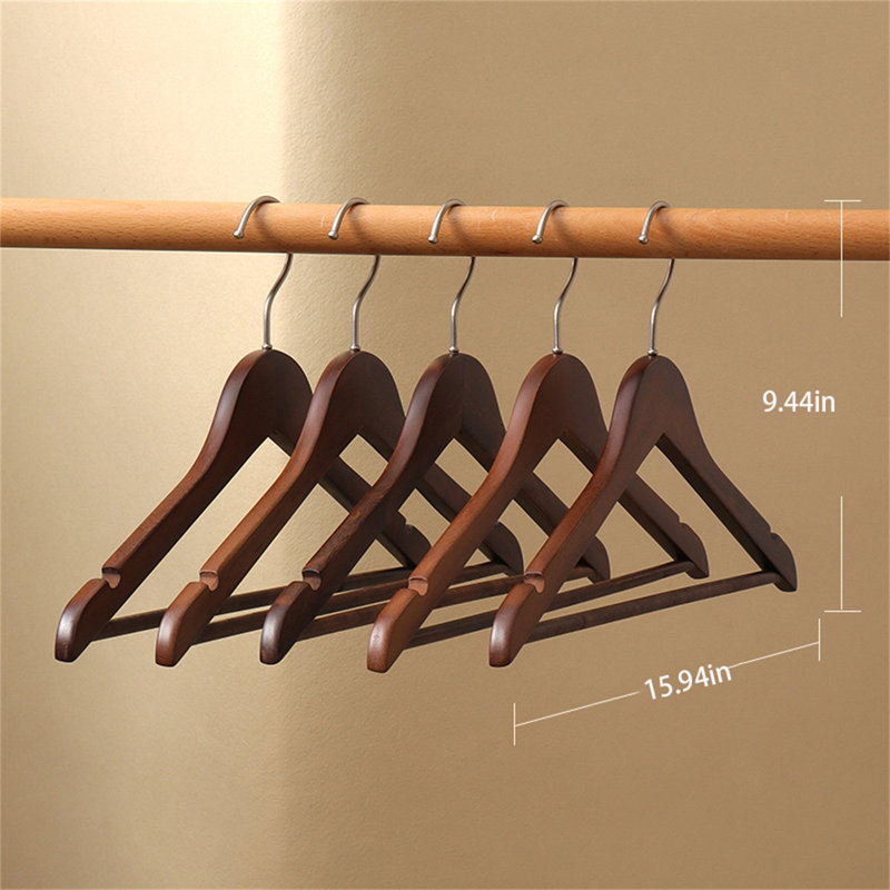 Solid Wood Clothes Hanger, 10