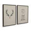 Reindeer Roll Call, ensemble de 2 impressions sur toile-1744922038-1744922023-1744922021