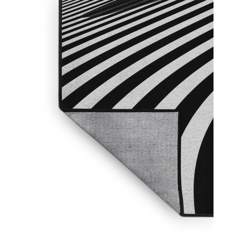 Tapis arc-en-ciel moderne et élégant Hovercar, 7 x 9
