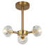 Lustre sphérique Spoutnik à 3 lumières