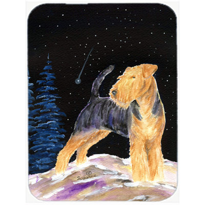 Planche à découper en verre « Welsh terrier » de Red Barrel studio®
