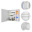 Armoire à pharmacie polyvalente à 2 tablettes avec miroir, offrant beaucoup de rangement et une conception élégante pour votre salle de bain ou votre chambre à coucher.-106732235