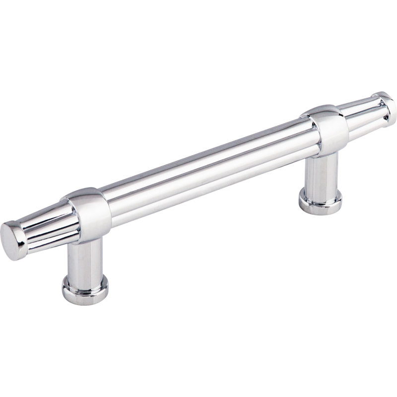 Luxor Appliance Pull, Polished Chrome, 3 3/4" Center to Center