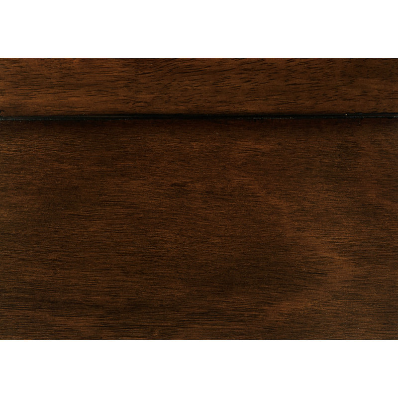 Lit-bateau de style Louis Philippe avec finition cerisier brun, Brun