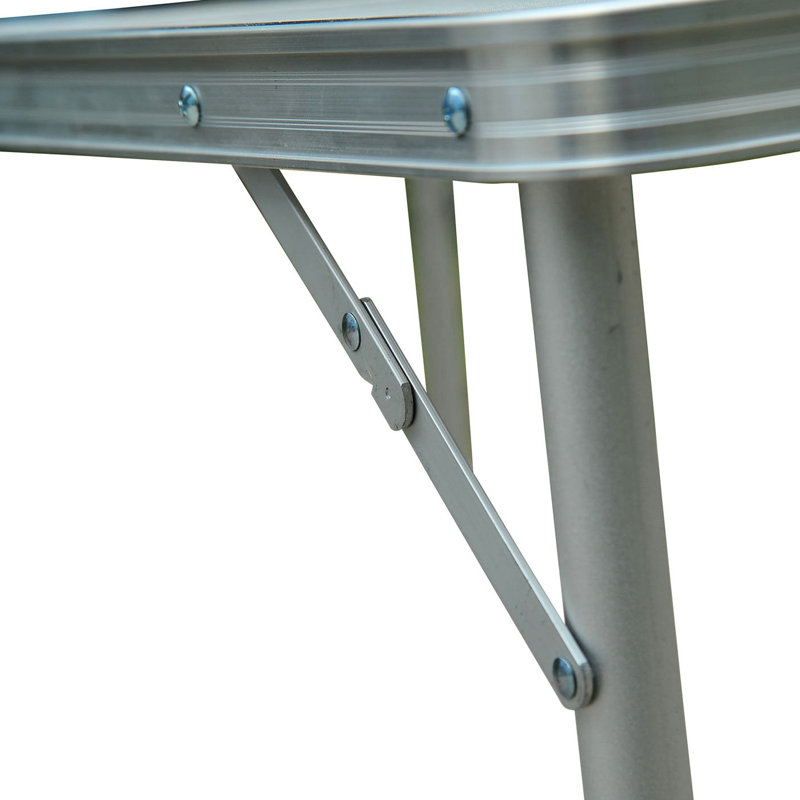 Table pliante 47 po pour camping - Hauteur réglable, légère, portable, maison, garage, espaces de pique-nique, pique-nique léger et robuste, tâches intérieures