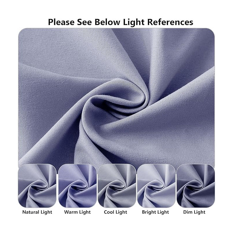 Ranarda Cotton Blend Percale Flat Sheet, Single (3'), Lilac